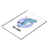 Stierhaai Funny Animal Haai Punt Notitieboek (Linkerzijde)