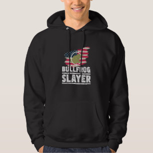 Stierkikker Slayer Kikker Giggen Jagen Hoodie