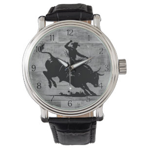 Stierrenrijder Rodeo Rustiek Horloge