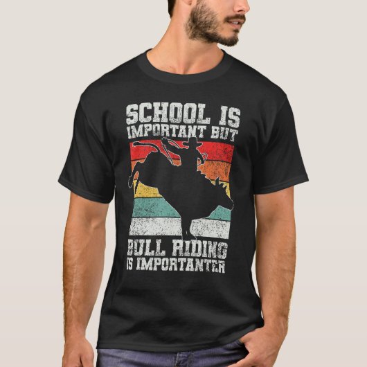 Stierrijden Cowboy Rodeo T-shirt (Voorkant)