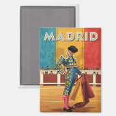 Stierstierder Madrid Spanje Reizen Magneet (Voorkant / Achterkant)