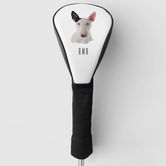 Stierterriër Golfheadcover (Voorkant)