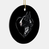 Stierterriër keramisch ornament (Rechts)