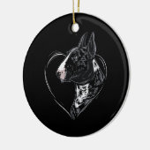 Stierterriër keramisch ornament (Links)