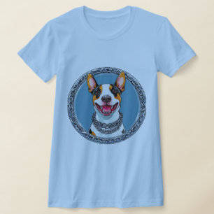 🐶 Stierterriër Schattig Thuis Stijl Puppy Liefde T-shirt