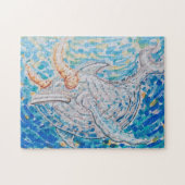 stierwalvis legpuzzel (Horizontaal)