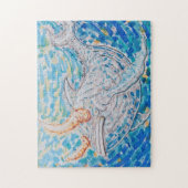 stierwalvis legpuzzel (Verticaal)