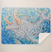 stierwalvis sherpa deken (Voorkant (horizontaal))