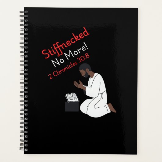 'Stiffnecked No More' Hebreeuws Israëlitisch ontwe Planner (Voorkant)