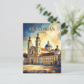 Stift St. Florian Oostenrijk Briefkaart (Staand voorkant)