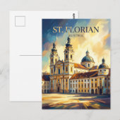 Stift St. Florian Oostenrijk Briefkaart (Voorkant / Achterkant)
