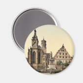 Stiftkirche, Stuttgart, Wurtemburg, Duitsland zeld Magneet (Voorkant / Achterkant)