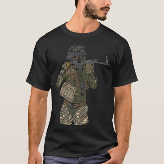 Stig 44. Duitse Sci Fi-soldaat. T-shirt (Voorkant)