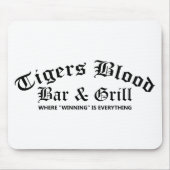 Stigers Bloedbalk en Grill Muismat (Voorkant)