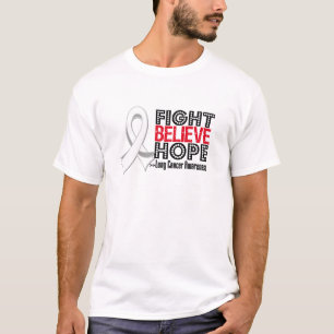 Stight Believe Hope - Lung Cancer T-shirt