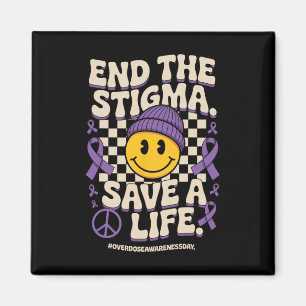 Stigma Beëindigen Red Een Leven Groovy Overdosis B Magneet