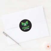 Stigma Butterfly Mental Health Ronde Sticker (Envelop)