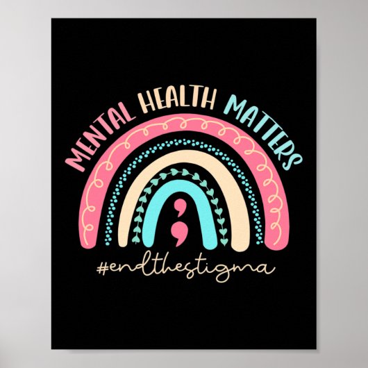 Stigma Mental Awaren beëindigen Poster (Voorkant)