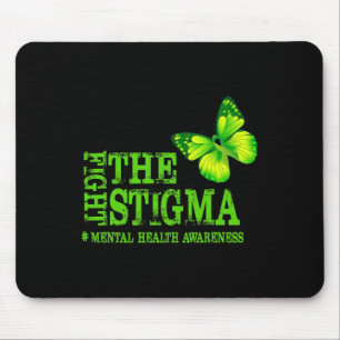 Stigma Mental Health Awareness Maand bestrijden Muismat
