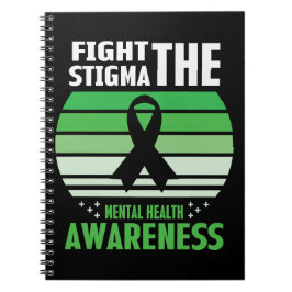 Stigma Mental Health Awareness Maand bestrijden Notitieboek