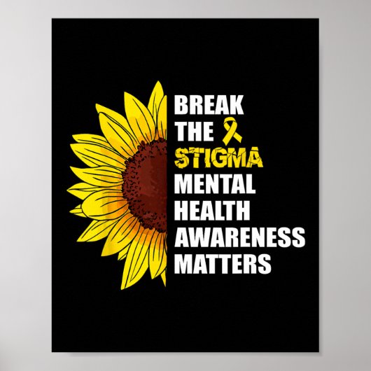 Stigma Mental Health Awareness Matets S Poster (Voorkant)