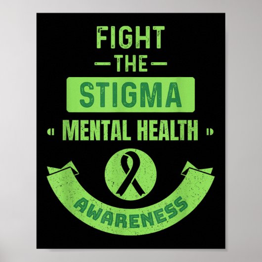 Stigma Mental Health Awareness Therapist Poster (Voorkant)
