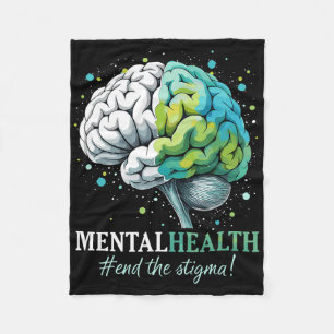 Stigma Over Mental Health Problemen Bewustzijn Br Fleece Deken