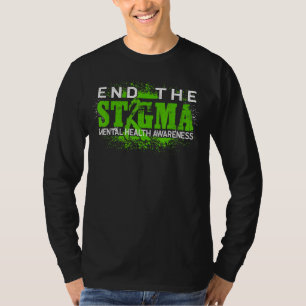 Stigma-psychische aandoeningen beëindigen t-shirt