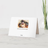 stigmata angel wenskaart kaart (Achterkant)