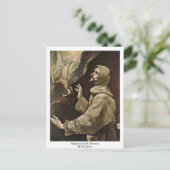 Stigmata van St. Francis door El Greco Briefkaart (Staand voorkant)