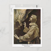 Stigmata van St. Francis door El Greco Briefkaart (Voorkant / Achterkant)