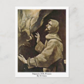 Stigmata van St. Francis door El Greco Briefkaart (Voorkant)
