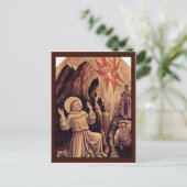 Stigmatisering van St. Francis Briefkaart (Staand voorkant)