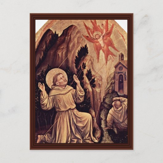 Stigmatisering van St. Francis Briefkaart (Voorkant)