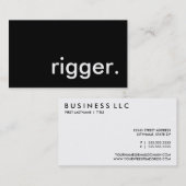 stijf. visitekaartje (Voorkant / Achterkant)