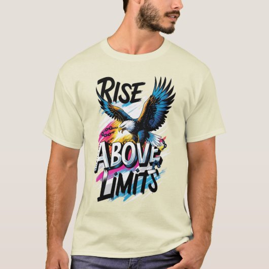 Stijg boven de limieten Eagle T-shirt (Voorkant)