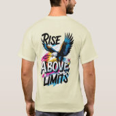 Stijg boven de limieten Eagle T-shirt (Achterkant)