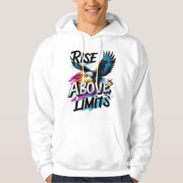 Stijg boven grenzen | Bold Eagle Motivatie Hoodie