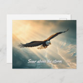 Stijg boven het storm | briefkaart (Voorkant / Achterkant)