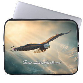 Stijg boven het storm | laptop sleeve