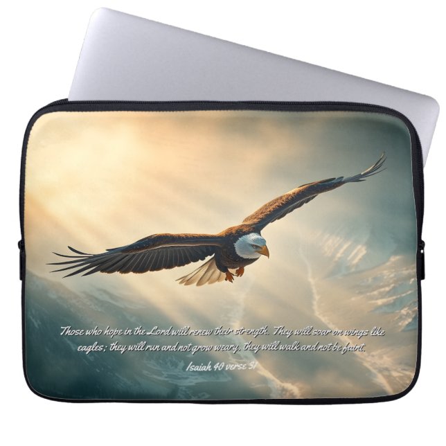 Stijg boven het storm | laptop sleeve (Voorkant)