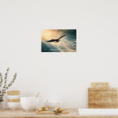 Stijg boven het Storm Poster (Keuken)