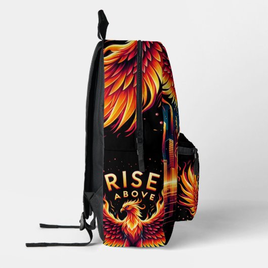Stijg boven Phoenix Bedrukte Rugzak (Links)