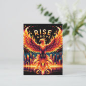 Stijg boven Phoenix Briefkaart (Staand voorkant)