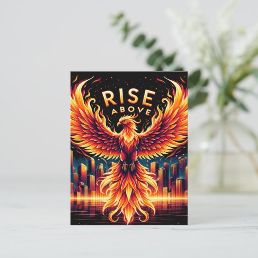 Stijg boven Phoenix Briefkaart (Staand voorkant)