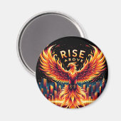 Stijg boven Phoenix Magneet (Voorkant / Achterkant)