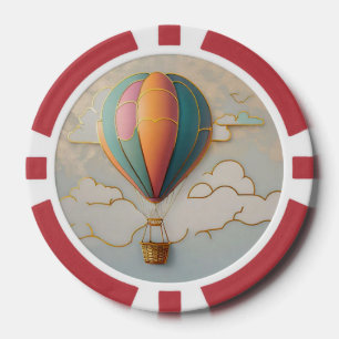 "Stijg boven" Poker Chips