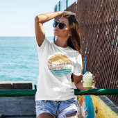 Stijg elke dag als de zon retro positieve quote t-shirt