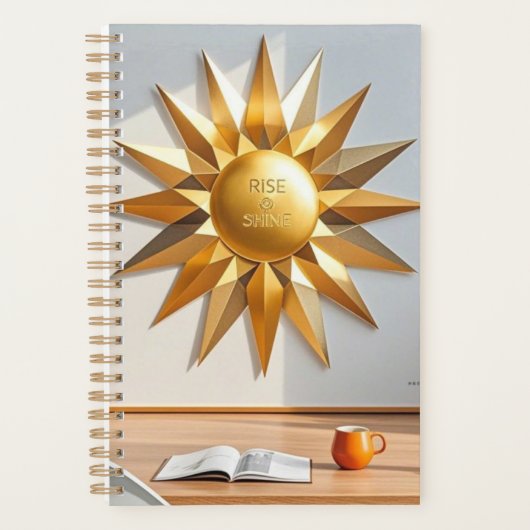 Stijg en glans gouden ster planner (Voorkant)