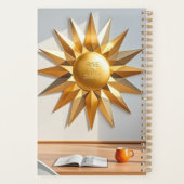 Stijg en glans gouden ster planner (Achterkant)